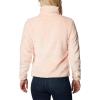 Columbia womens Fire Side Sherpa 1/4 Zip(Peach Blossom)