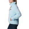 Columbia womens Fire Side Sherpa 1/4 Zip(Spring Blue)