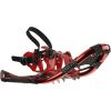 Crescent Moon All Terrian Unisex Snowshoe – Sawtooth 27: Unisex All Terrain Snowshoe with Award Winning Single Loop Pull Binding, Stainless Steel Crampons and Heel Lifts(Red)