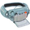 EVOC Hip Pack Pro E-Ride 3 Waist Bag for E-Bike Tours & Trails (3L Capacity, Airflow Contact System, AIRO Flex Waist Belt, Venti Flap System, Bottle Holder)(Steel Grey)