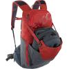 Evoc RIDE Bike Backpack for trails and other activities (8L, 12L, or 16L of storage space, intelligent pocket management, ventilated thanks to AIR-PAD back padding)(Chilli Red / Carbon Grey)