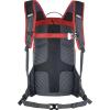 Evoc RIDE Bike Backpack for trails and other activities (8L, 12L, or 16L of storage space, intelligent pocket management, ventilated thanks to AIR-PAD back padding)(Chilli Red / Carbon Grey)