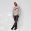 Fjällräven Men’s Fjallraven Logo Sweater(Grey/Melange)