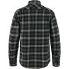 Fjällräven Skog Men’s Long Sleeve Flannel Shirt(Black-grey)