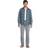 Flylow Men’s Sinclair Insulated Flannel(Ocean/Abyss Plaid)