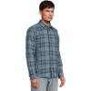 Flylow Men’s Sinclair Insulated Flannel(Ocean/Abyss Plaid)