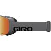 Giro Axis Ski Goggles – Snowboard Goggles for Men – Quick Change with 2 VIVID Lenses – Anti-Fog Vent Tech – OTG(Grey Wordmark-24 – Vivid Ember)