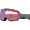 Giro Axis Ski Goggles – Snowboard Goggles for Men – Quick Change with 2 VIVID Lenses – Anti-Fog Vent Tech – OTG(Grey Wordmark-24 – Vivid Ember)