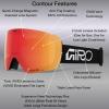 Giro Contour Goggles 2022(Black/White Wordmark – Vivid Onyx & Vivid Infrared)
