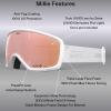 Giro Millie Goggles 2022 – Women’s(White Rails – Vivid Rose Gold)