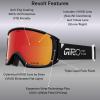 Giro Revolt Snow Goggles(Stone Tan Stacked – Vivid Onyx)