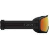 Giro Ringo Ski Goggles – Snowboard Goggles for Men, Women & Youth – VIVID Lens – Anti-Fog – OTG (Over Glasses)(Black Techline/Vivid Ember)