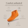 Glerups 100% quality wool mix Boot Slipper with leather sole – Unisex(Orange)