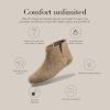 Glerups 100% quality wool mix Boot Slipper with leather sole – Unisex(Sand)