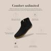 Glerups 100% quality wool mix Boot Slipper with rubber sole – Unisex(Charcoal)