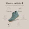 Glerups 100% quality wool mix Boot Slipper with rubber sole – Unisex(North Sea)