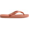 Havaianas Women’s Top Tiras Senses Flip Flops – Women’s Sandals for Swimming Pools(Pink Clay)