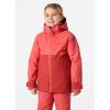 Helly-Hansen Junior Traverse Jacket – Waterproof, Breathable, Unisex Design, Ideal for Outdoor Adventures(101 Poppy Red)