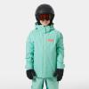 Helly-Hansen Junior Traverse Jacket – Waterproof, Breathable, Unisex Design, Ideal for Outdoor Adventures(416 Lagoon)