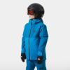 Helly-Hansen Junior Traverse Jacket – Waterproof, Breathable, Unisex Design, Ideal for Outdoor Adventures(578 Neptune Blue)