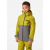 Helly-Hansen Junior Traverse Jacket – Waterproof, Breathable, Unisex Design, Ideal for Outdoor Adventures(876 Concrete)