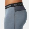 Helly-Hansen LIFA Merino Midweight Pant for Men, Track Pants with Non-Itch Fabric, 2-Layer Design, Flat Lock Seams, ZQ Wool(Blue)