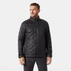 Helly-Hansen Lifaloft Insulator Ski Jacket for Men – Lightweight, Water-Resistant & Windproof with Handwarmer Pockets(991 Black Matte)