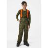 Helly-Hansen No Limits 2.0 Pant – Junior Unisex Waterproof Insulated Ski Pants for Kids, Breathable Snow Wear(431 Utility Green)