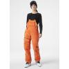 Helly-Hansen Powderqueen Bib Pant – Women’s Snow Pant for Skiing, Waterproof, Insulated Winter Gear(226 Bright Orange)