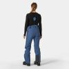 Helly-Hansen Powderqueen Bib Pant – Women’s Snow Pant for Skiing, Waterproof, Insulated Winter Gear(607 Deep Fjord Denim)