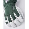 Hestra Army Leather Heli Ski Glove, 5-Finger Snow Glove for Skiing & Snowboarding for Men & Women(Bottle Green)