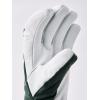 Hestra Army Leather Heli Ski Glove, 5-Finger Snow Glove for Skiing & Snowboarding for Men & Women(Bottle Green)