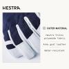 Hestra Army Leather Heli Ski Glove, 5-Finger Snow Glove for Skiing & Snowboarding for Men & Women(Navy)