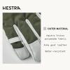 Hestra Army Leather Heli Ski Glove, 5-Finger Snow Glove for Skiing & Snowboarding for Men & Women(Olive)