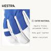 Hestra Army Leather Heli Ski Glove, 5-Finger Snow Glove for Skiing & Snowboarding for Men & Women(Royal Blue)