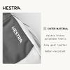 Hestra Army Leather Heli Ski Mitt, Snow Mitten Glove for Skiing & Snowboarding for Men & Women(Grey)
