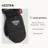 Hestra CZone Junior Mitt (Youth 2-13yrs) I Waterproof, Insulated Kids Mitten for Skiing, Snowboarding or Playing in The Snow(Black)