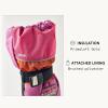 Hestra CZone Junior Mitt (Youth 2-13yrs) I Waterproof, Insulated Kids Mitten for Skiing, Snowboarding or Playing in The Snow(Cerise Multi)
