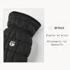 Hestra Moon Mitt, Heavily Insulated Long Cuff Mitten for Alpine Skiing, Snowboarding, Cross Country Ski & Snowshoeing(Black)