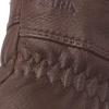 Hestra Women’s Gloves Sundborn Slim Fit Winter Leather Mitten with Fur(Chocolate)