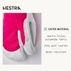 Hestra Women’s Heli Ski Female Glove, 3-Finger Leather Snow Glove for Skiing, Snowboarding and Mountaineering(Fuchsia/Offwhite)