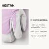Hestra Women’s Heli Ski Female Glove, 3-Finger Leather Snow Glove for Skiing, Snowboarding and Mountaineering(Syringa/Offwhite)