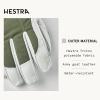 Hestra Women’s Heli Ski Female Glove, 5-Finger Leather Snow Glove for Skiing, Snowboarding and Mountaineering(Olive/Offwhite)