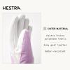 Hestra Women’s Heli Ski Female Glove, 5-Finger Leather Snow Glove for Skiing, Snowboarding and Mountaineering(Syringa/Offwhite)