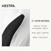 Hestra Women’s Heli Ski Female Mitt, Leather Snow Mitten for Skiing, Snowboarding and Mountaineering(Black/Offwhite)