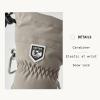 Hestra Women’s Heli Ski Female Mitt, Leather Snow Mitten for Skiing, Snowboarding and Mountaineering(Khaki/Off White)