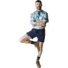 KAVU Big Eddy Short Quick Dry Shorts with Elastic Waist and Belt Trunks(Ink)