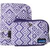 KAVU Zippy Wallet Bi Fold Zip Clutch With Removable Coin Pouch(Purple Quilt)