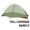 Kelty Tents Kelty Discovery Trail Backpacking Tent, Lightweight and Easy to Setup Backpacking Shelter with 2 Aluminum Poles, Single Door Single Vestibule, Stuff Sack Included(LAUREL GREEN/DILL)