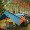 Kelty Waypoint Tarp, Car Camping and Tailgating Shelter, Universal Vehicle Mount(Pond/Gingerbread)
